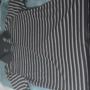 Addiads Golf Black And White Polo Shirt